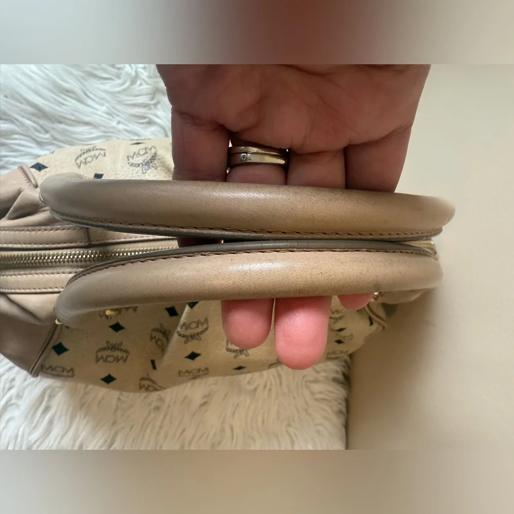 MCM Beige Visetos bag - Picture 9 of 16